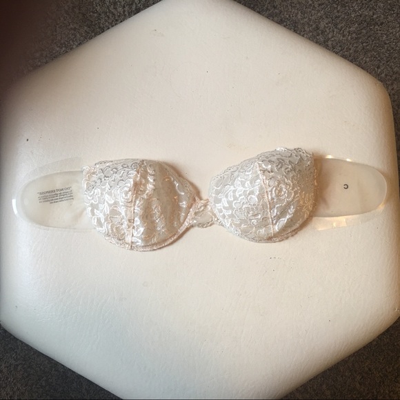 VS Backless Lace Push Up Bra Cup Size C - Picture 1 of 3